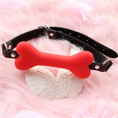 ball gag bone|Dog Bone Ball Gag PetPlay Puppy Play Fetish Kink .